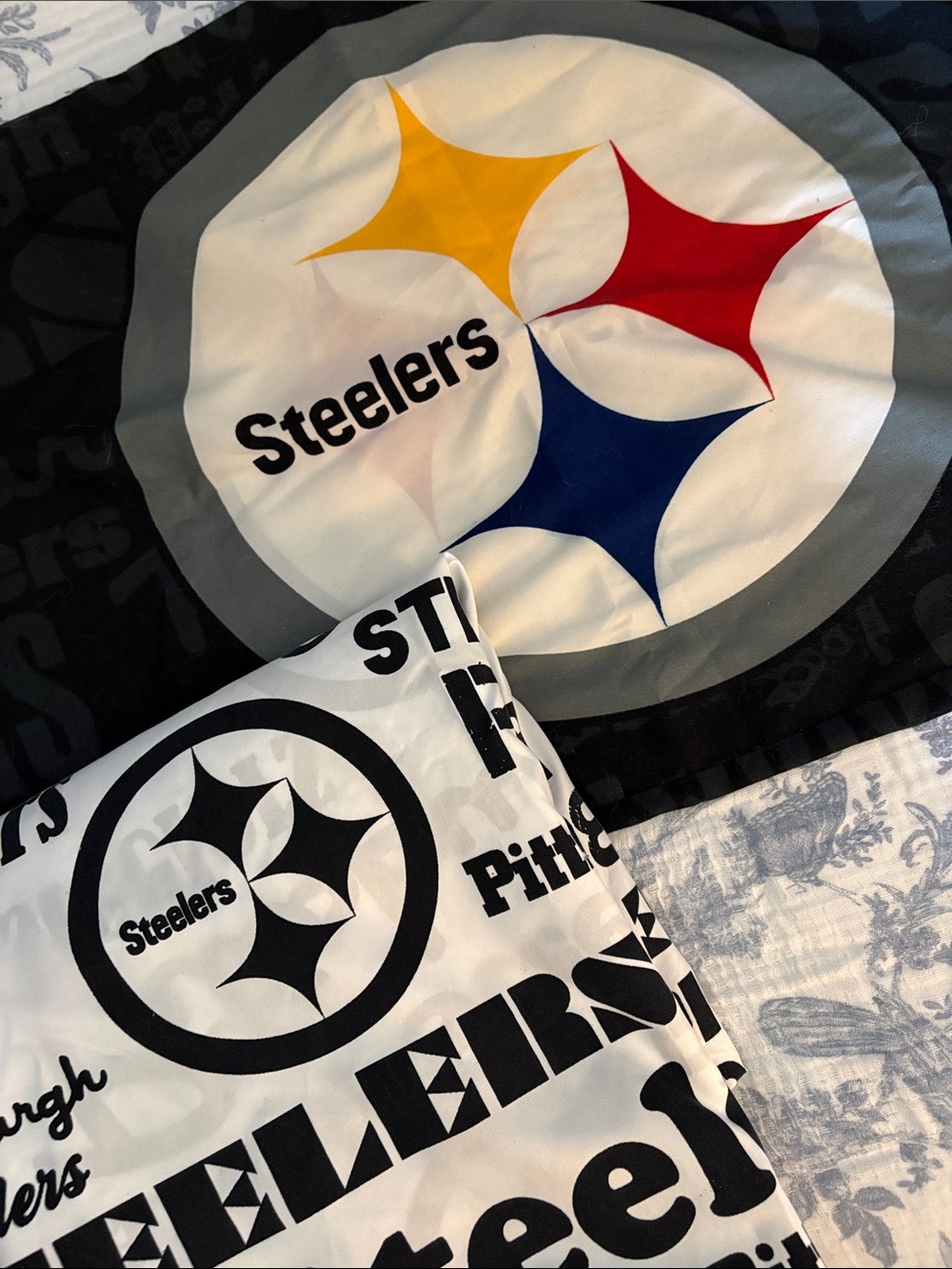 Pittsburgh Steelers Logo Twin flat sheet and pillowcase